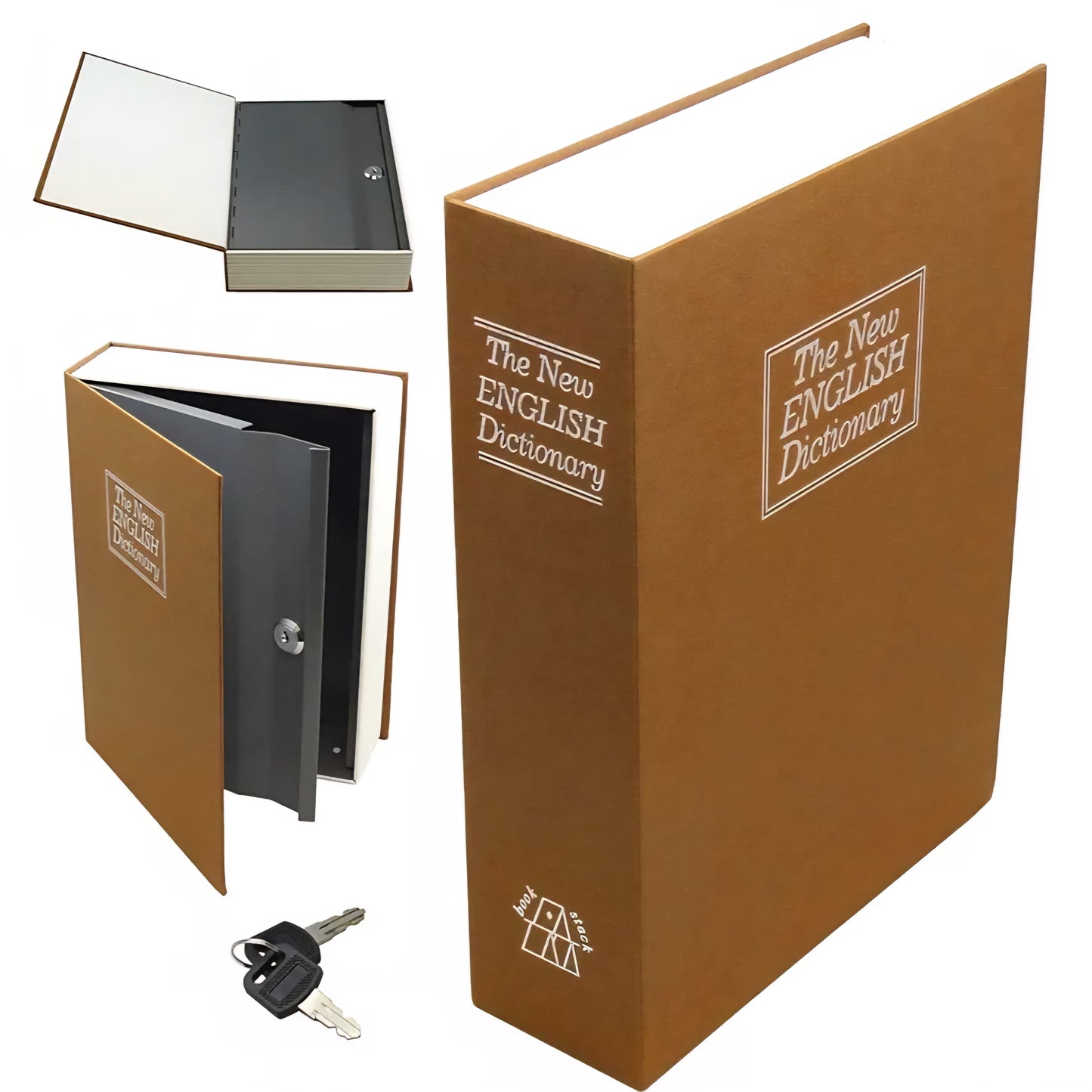 Dictionary Hidden Book Safe with Key Lock Large Size