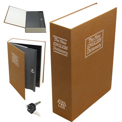 Dictionary Hidden Book Safe with Key Lock Large Size