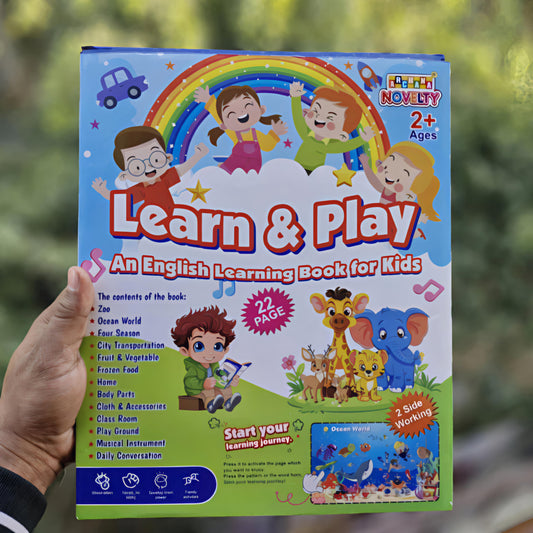 Learn & play chilhood magical an english learning book for kids