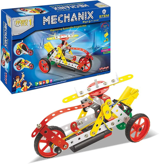 Mechanix engineering system for Creative kids with 8 Models 114 pieces for 8 years to 99 year old