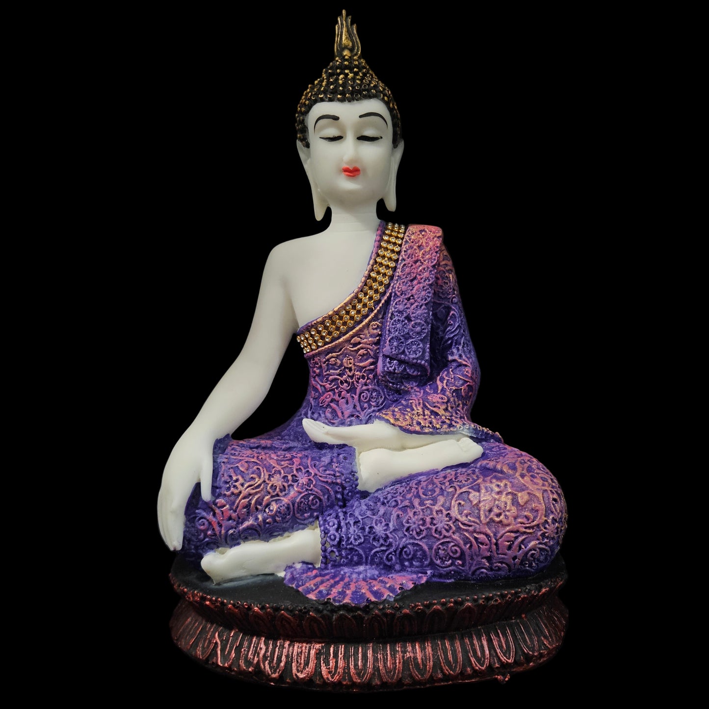 Meditating Meditating Blessing Buddha Statue Figurine Decorative for Home & Office