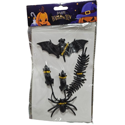 Halloween 4pcs set big spider,2Rats &Centipede to Bring Halloween Vibes in your Home & Garden