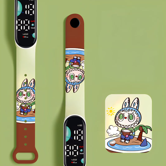 Labubu Kids Digital Unisex kids watch for Return gifting purpose