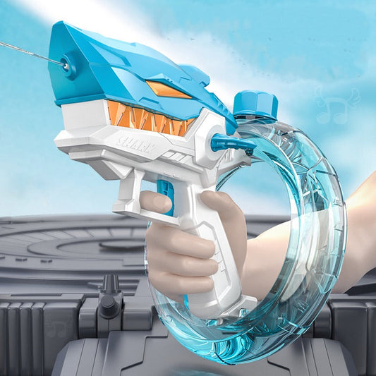 Shark Electric Water Gun – Powerful Automatic Squirt Gun for Kids & Adults | Continuous Firing Water Blaster for Holi, Summer, Beach & Pool Fun Long-Range Water Gun Toy for Boys & Girls