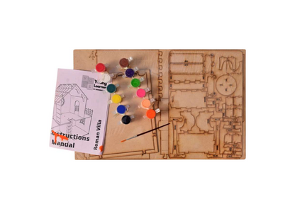 Cute little Doll House Farm villa colour it,Decorate it & Play with it big craft kit