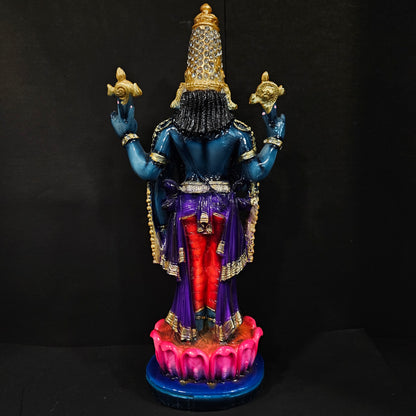 Tirupati Balaji Standing Murti Sri Venkateshwara Idol Big Size Venkateshwar Statue Figurine Decorative Showpiece for Home Office Pooja Mandir and Gifting Purpose