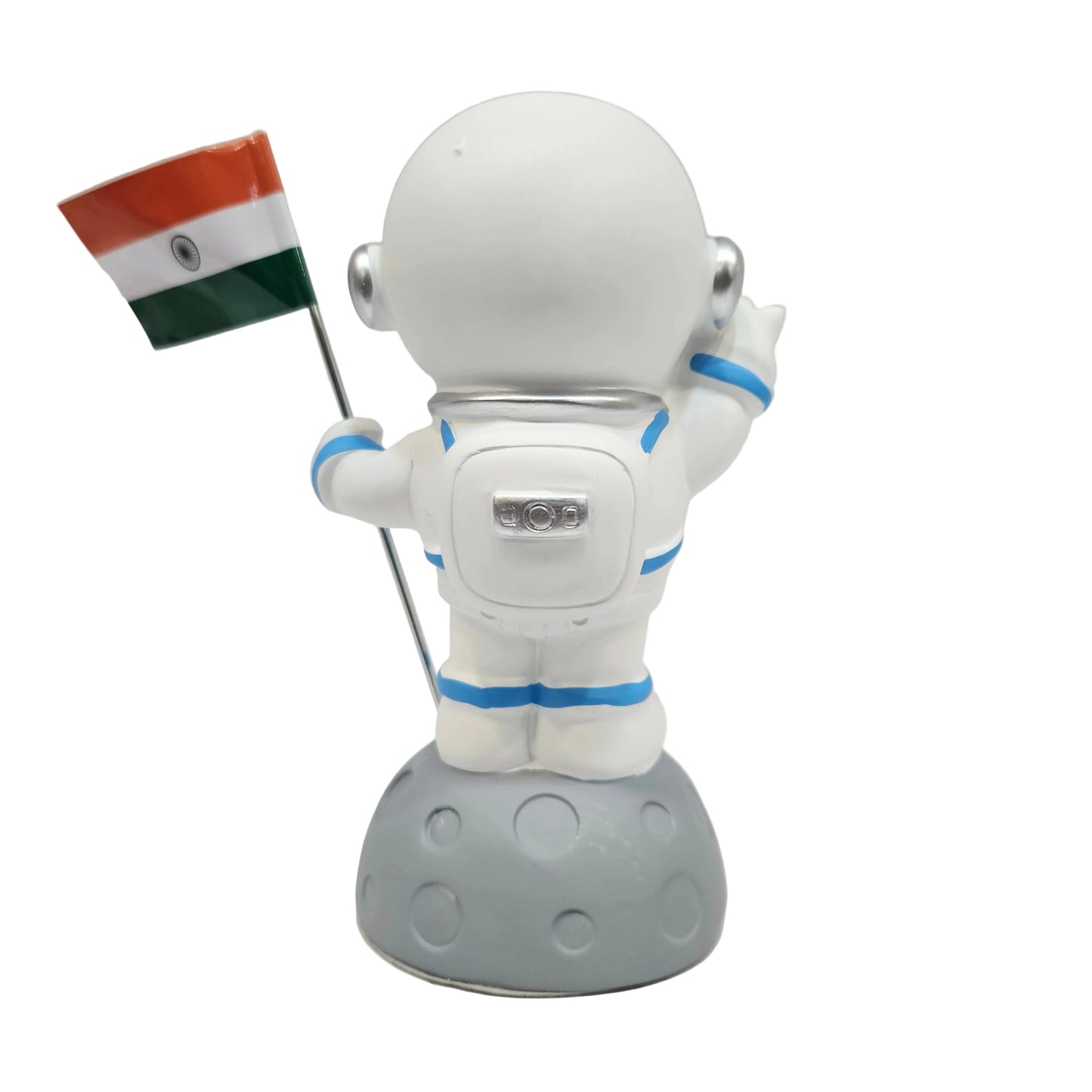 Astronaut with Indian Flag for Home Car Dashboard & Decoration Showpiece Figurine