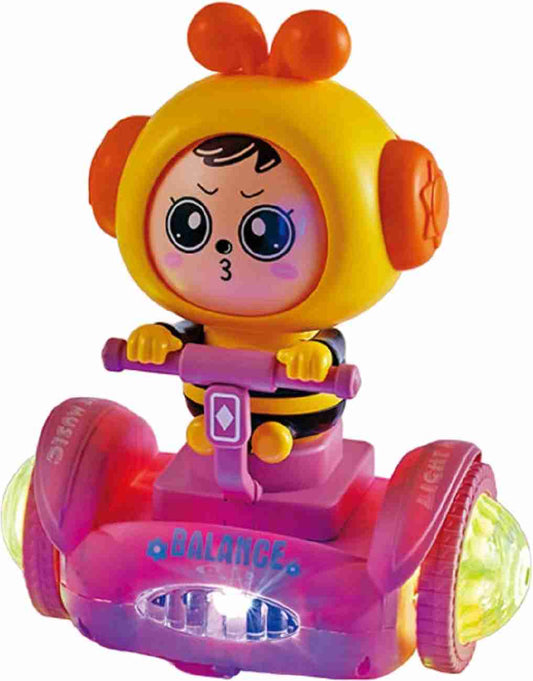 Techno Toys Balance Car, designed for children aged 3+. 
Hand-eye coordination: Helps develop hand-eye coordination skills.Features lights and music for sensory stimulation.Assists in developing.