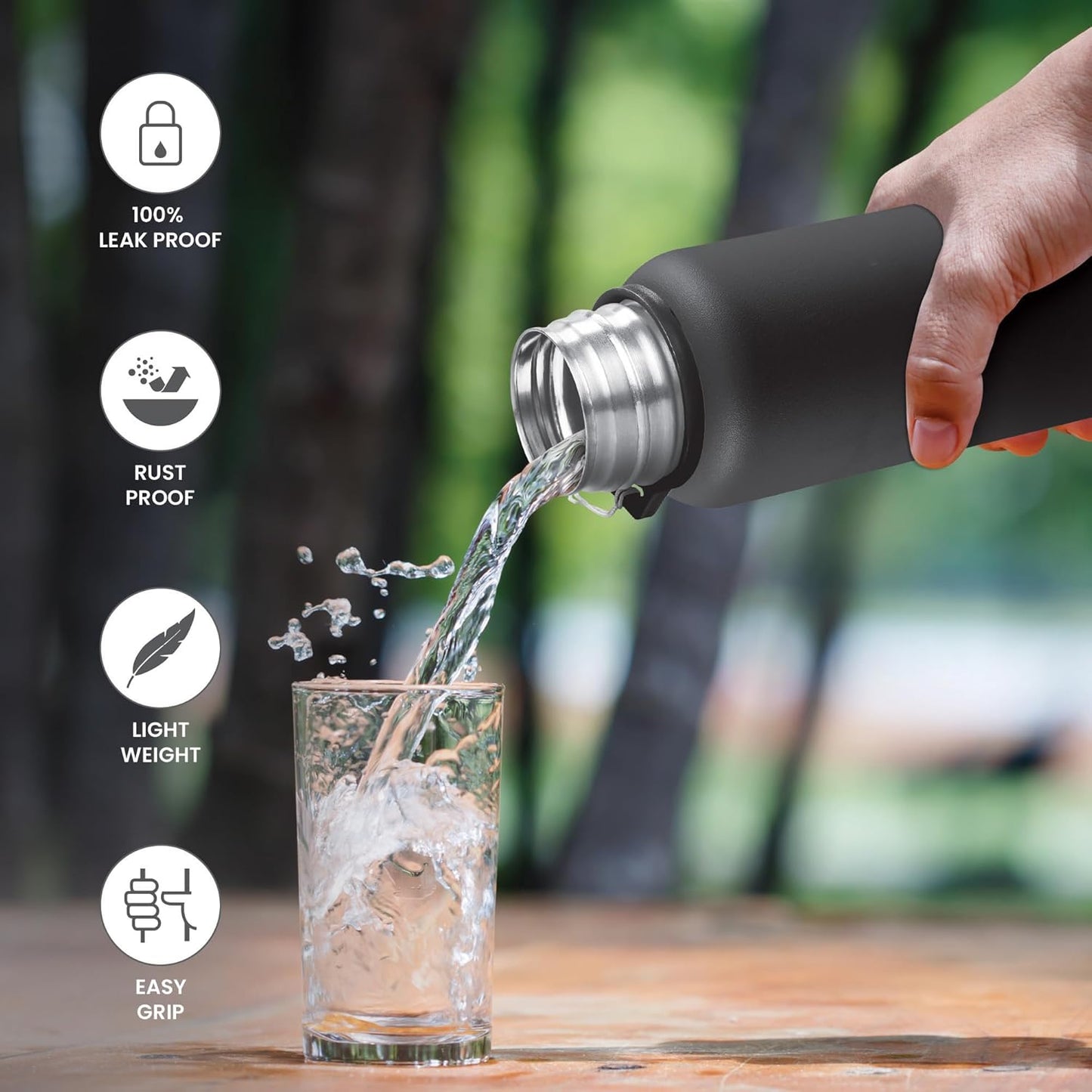 Brim 600 Stainless Steel Bottle (Milton)
Odor free & 100% food grade