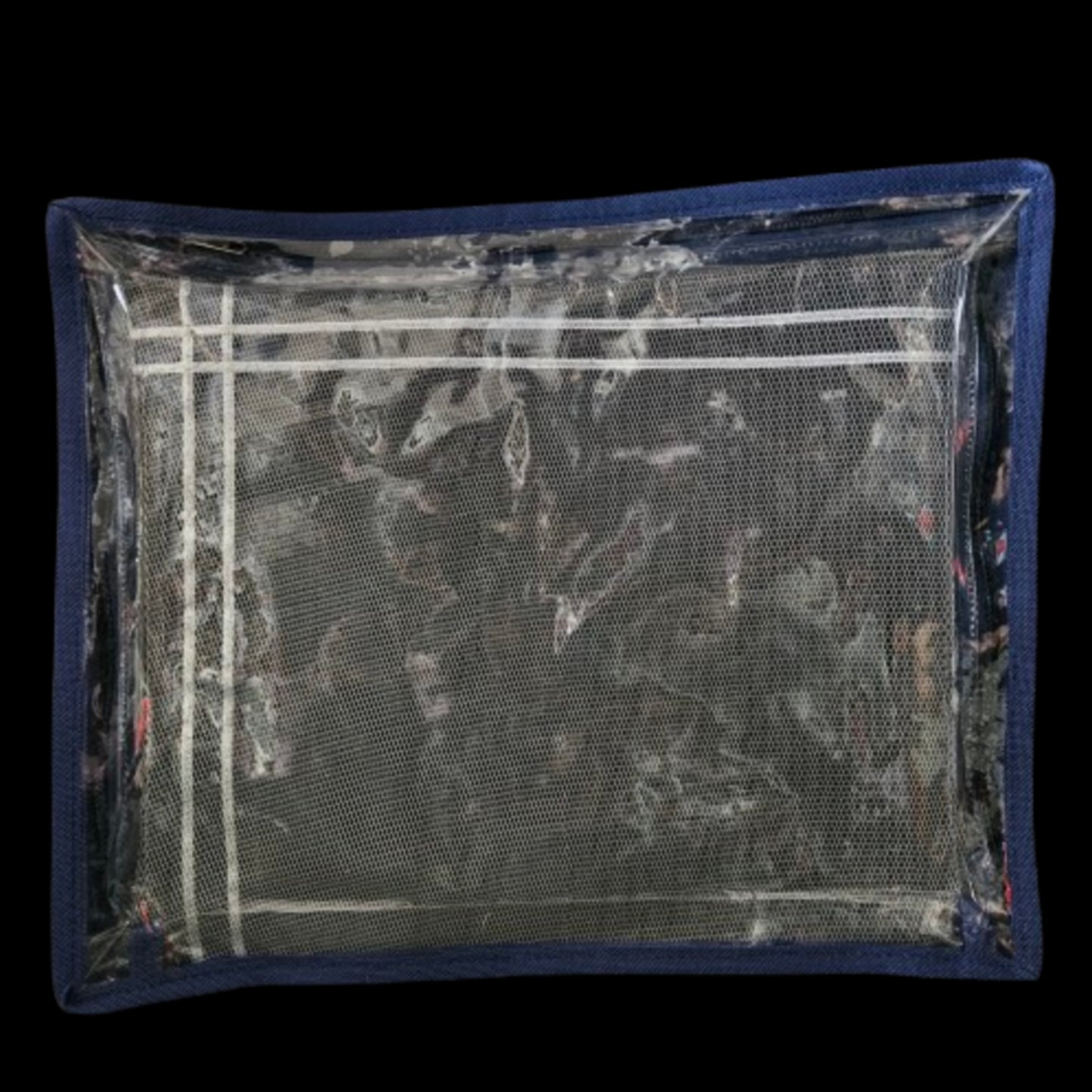 Transparent Zipper Saree storage bag
