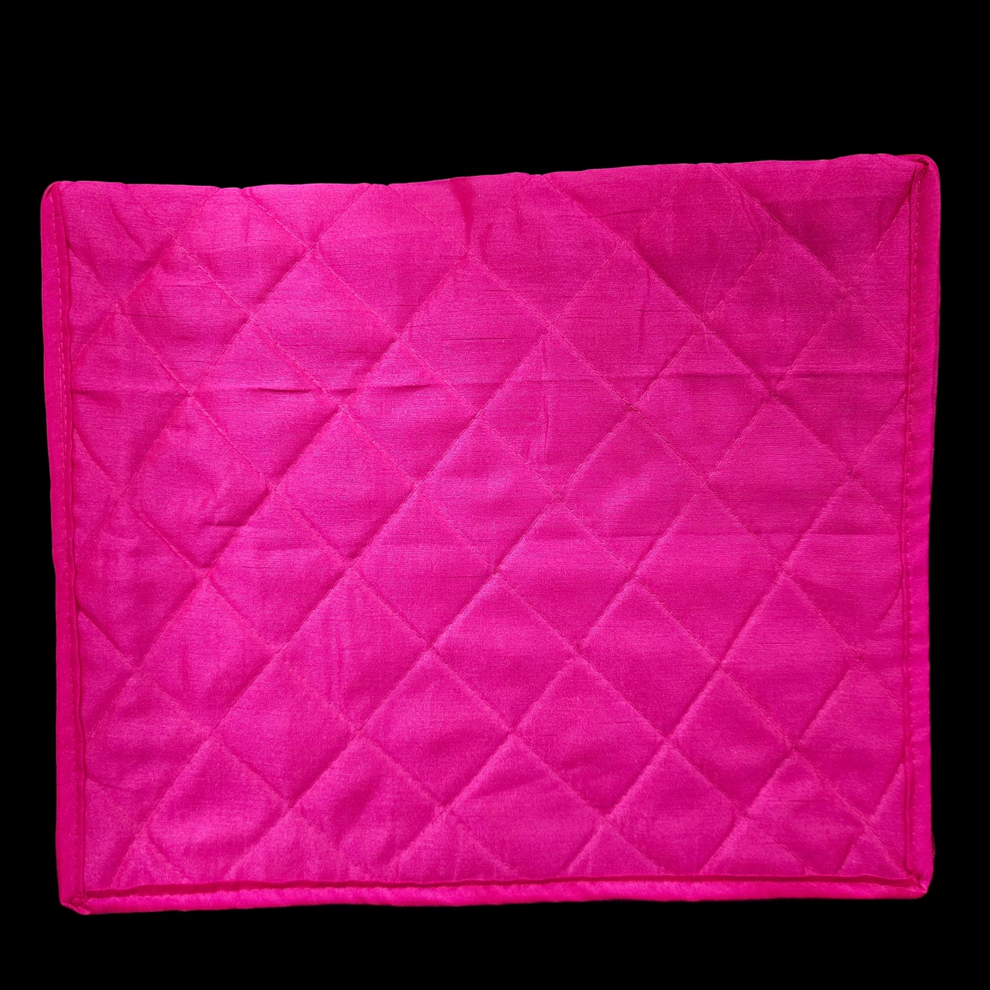 Classy embroidery Designer Transparent Zipper Saree storage bag