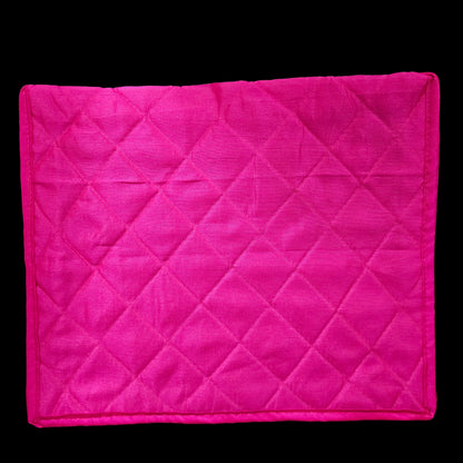Classy embroidery Designer Transparent Zipper Saree storage bag