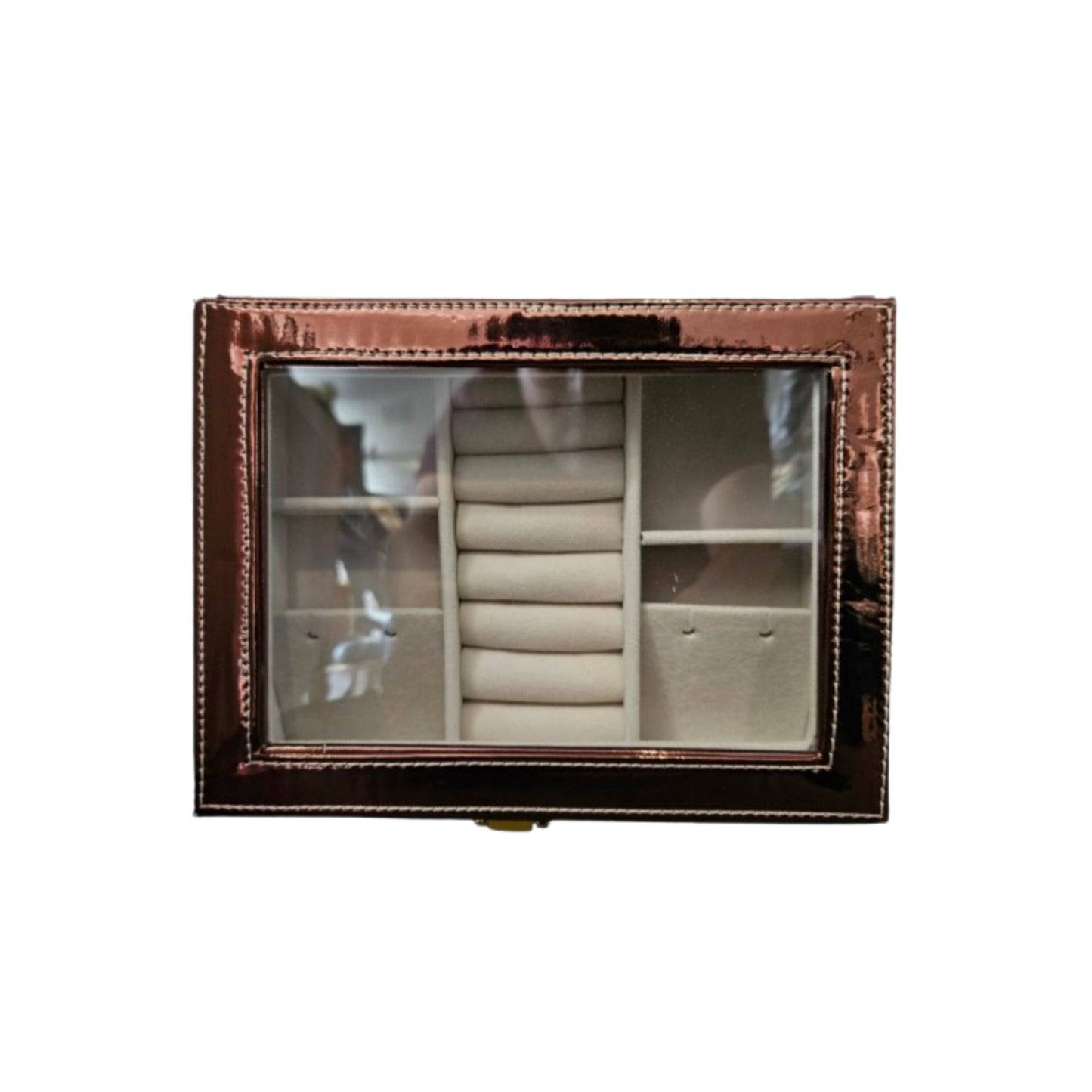 Jewellery Box For Women,Portable Travel Jewellery Organiser Box Small Jewellery Box Organiser For Ring,Earrings & Bracelet