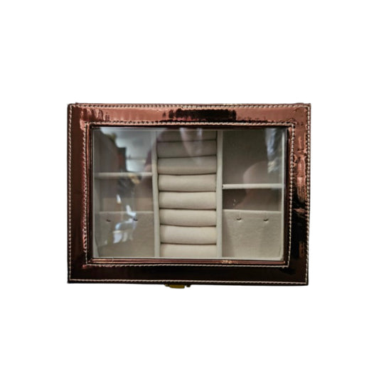 Jewellery Box For Women,Portable Travel Jewellery Organiser Box Small Jewellery Box Organiser For Ring,Earrings & Bracelet