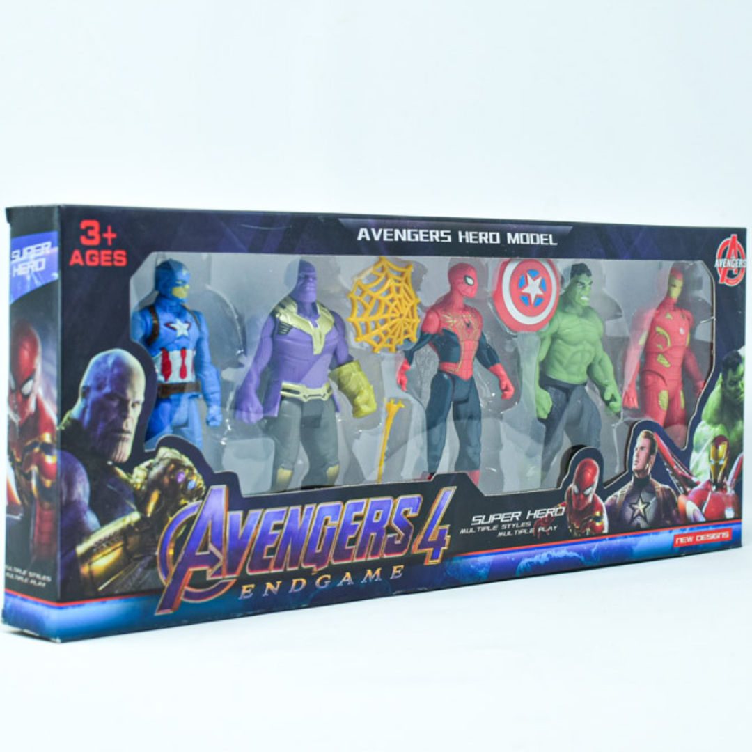 Avengers4 end game Action Figures 5pcs set for kids above 3 years