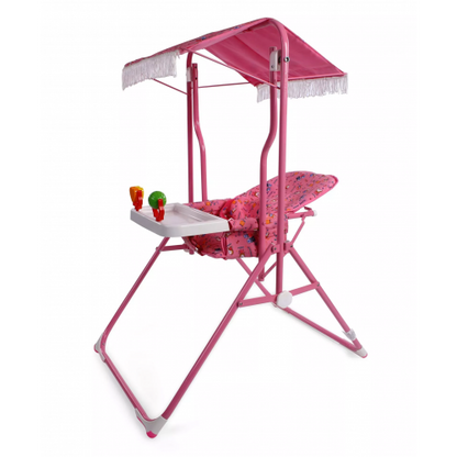 Mother touch garden Swing chair with sunroof protection,safety belt,cushion seat & adjustable stand chair for babies