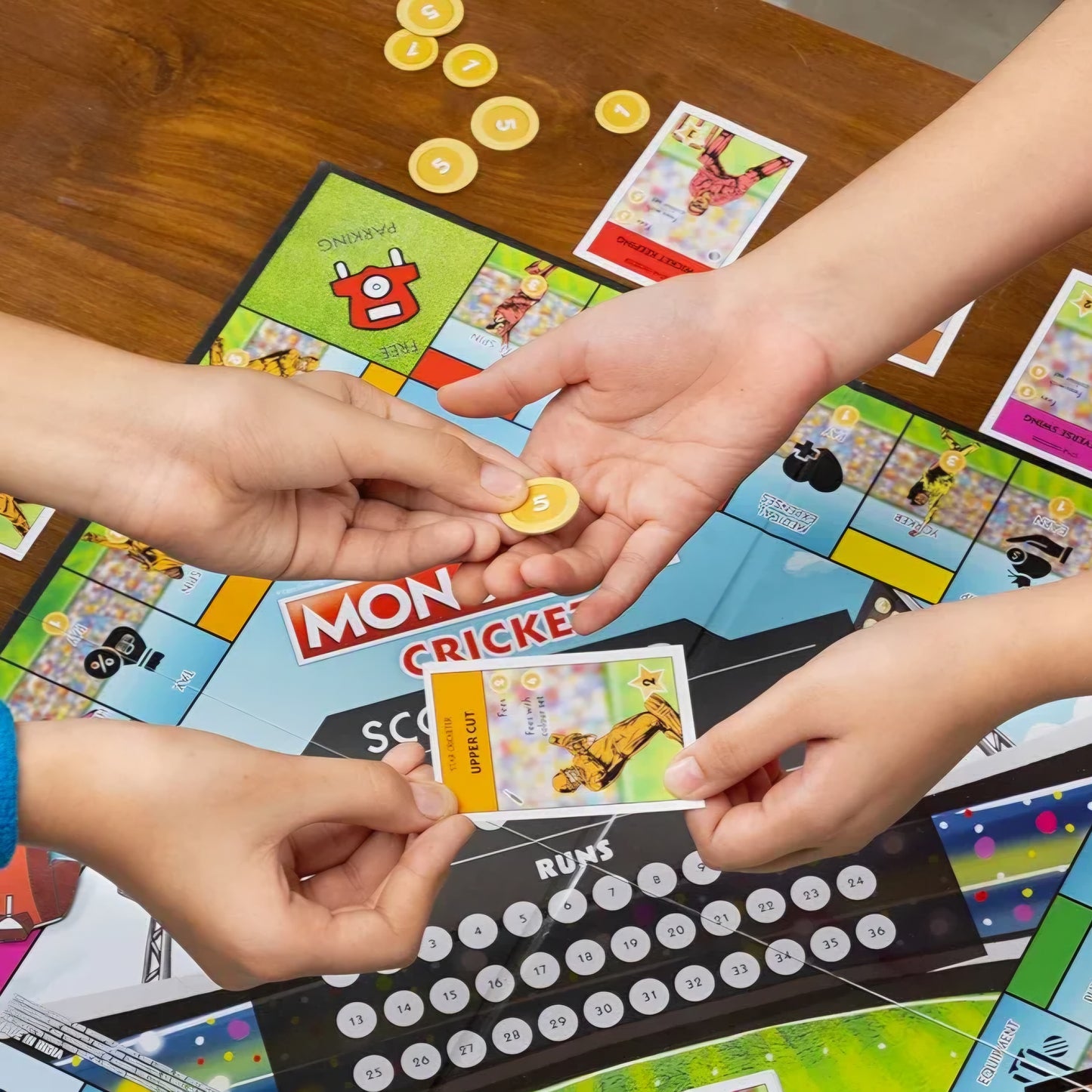 Monopoly Cricket Board Game | Cricket-Themed Monopoly Board Game for Families and Kids | for Ages 8+ | for 2 to 6 Players | Christmas Gift for Kids & FamiliesMonopoly Cricket Board Game | Cricket-Themed Monopoly Board Game for Families and Kids | for Ages