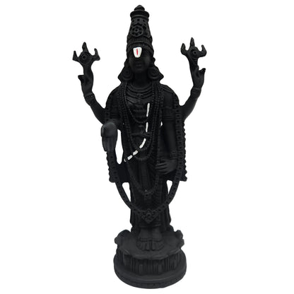 Lord Venkateswara Idol 3D Printed Tirupati Balaji Statue Lightweight Spiritual Home and Office Decor Figurine with Traditional Detailed Carvings for Puja and Gifting Set