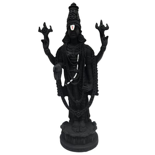 Lord Venkateswara Idol 3D Printed Tirupati Balaji Statue Lightweight Spiritual Home and Office Decor Figurine with Traditional Detailed Carvings for Puja and Gifting Set