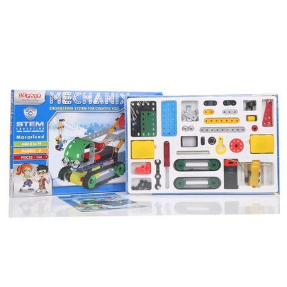 Mechanix Robotix-2 STEM Toy, Building and Construction Set for Boys and Girls Age 8+ Years, Motor and Gear