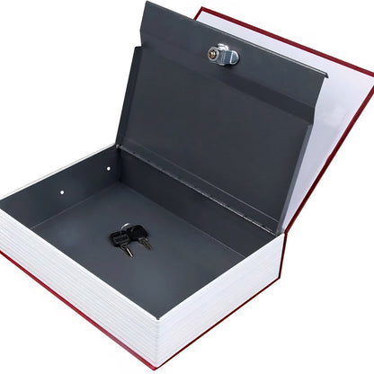 Dictionary Hidden Book Safe with Key Lock Large Size Red
