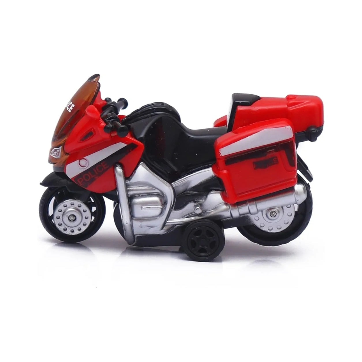 Metal Die-Cast Police bike perfect for kids return gifting