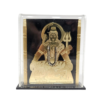 The Spiritual Shiva Bholenath Mahadev Statue  for Car Dashboard Adiyogi Statue for Home Decor - Mandir - Occasional Gift - Tabletop Office