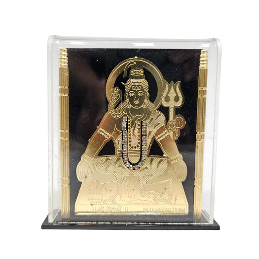 The Spiritual Shiva Bholenath Mahadev Statue  for Car Dashboard Adiyogi Statue for Home Decor - Mandir - Occasional Gift - Tabletop Office