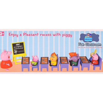Peppa Pig Family Animal Figure Set of 8 Toy For Kids, Birthday Gift Toys for Kids