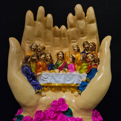 The Last Supper Sculpture in hands Statue showpiece Figurine