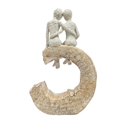 Couple Sitting posture Showpiece Figurine for couples gifting purpose