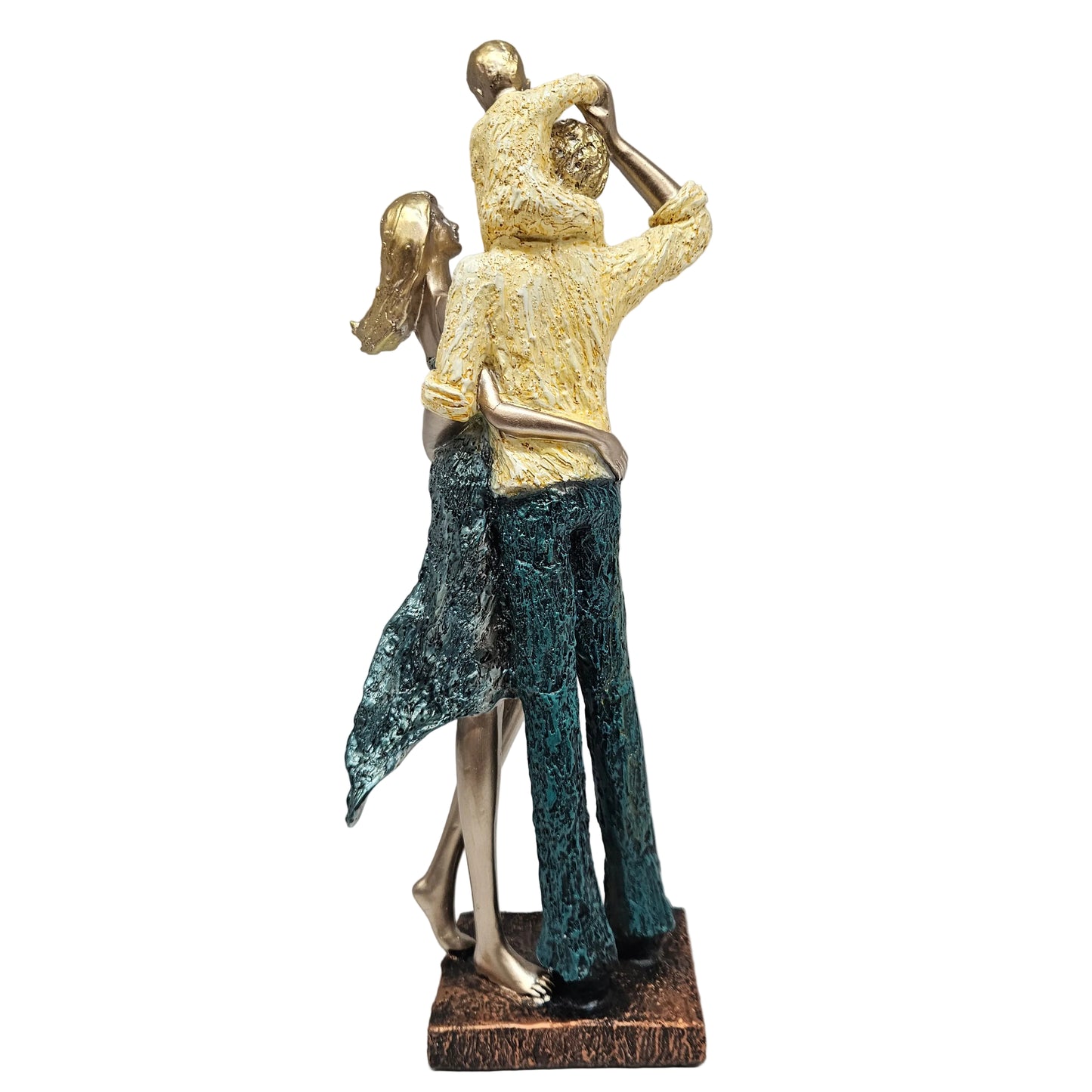 Ornaments Sculptures Decor Resin Three Happy Family Statues Figurines Arts Crafts Home Decoration Accessories Ornaments for Wedding