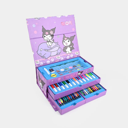 Kuromi Character Theme Color Kit for Kids 54Pcs