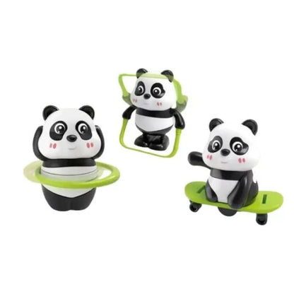 Panda Toy Set for Kids – Pack of 3 Cute Wobbling Panda Figures, Interactive Animal Playset for Toddlers, 3+ Years, Safe Non-Toxic Material, Gift Box Packaging