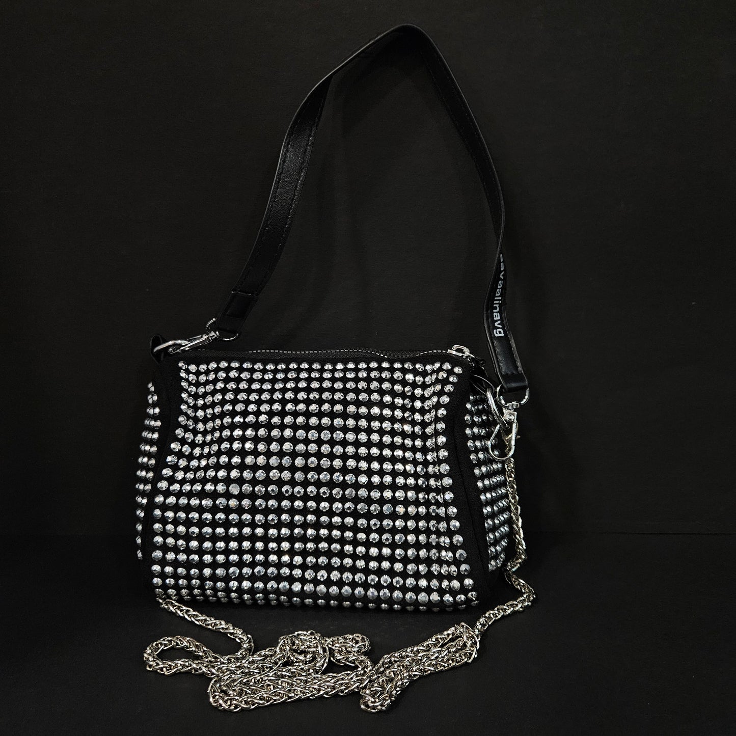 Evening Clutch Handbags for Women Trendy Latest Girls Sparkling Chain Crossbody sling Bag Ladies Purse Wallet for Party Wedding Rhinestone Bling Bag handheld bags for women