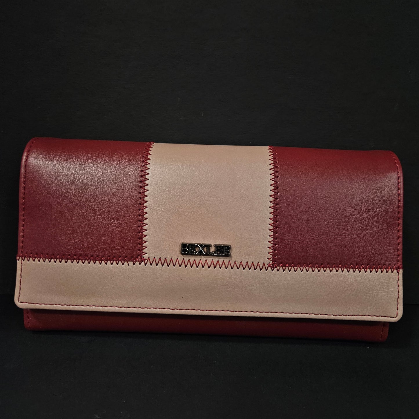 Leather Thin Slim Wallets for Women with magnetic Button