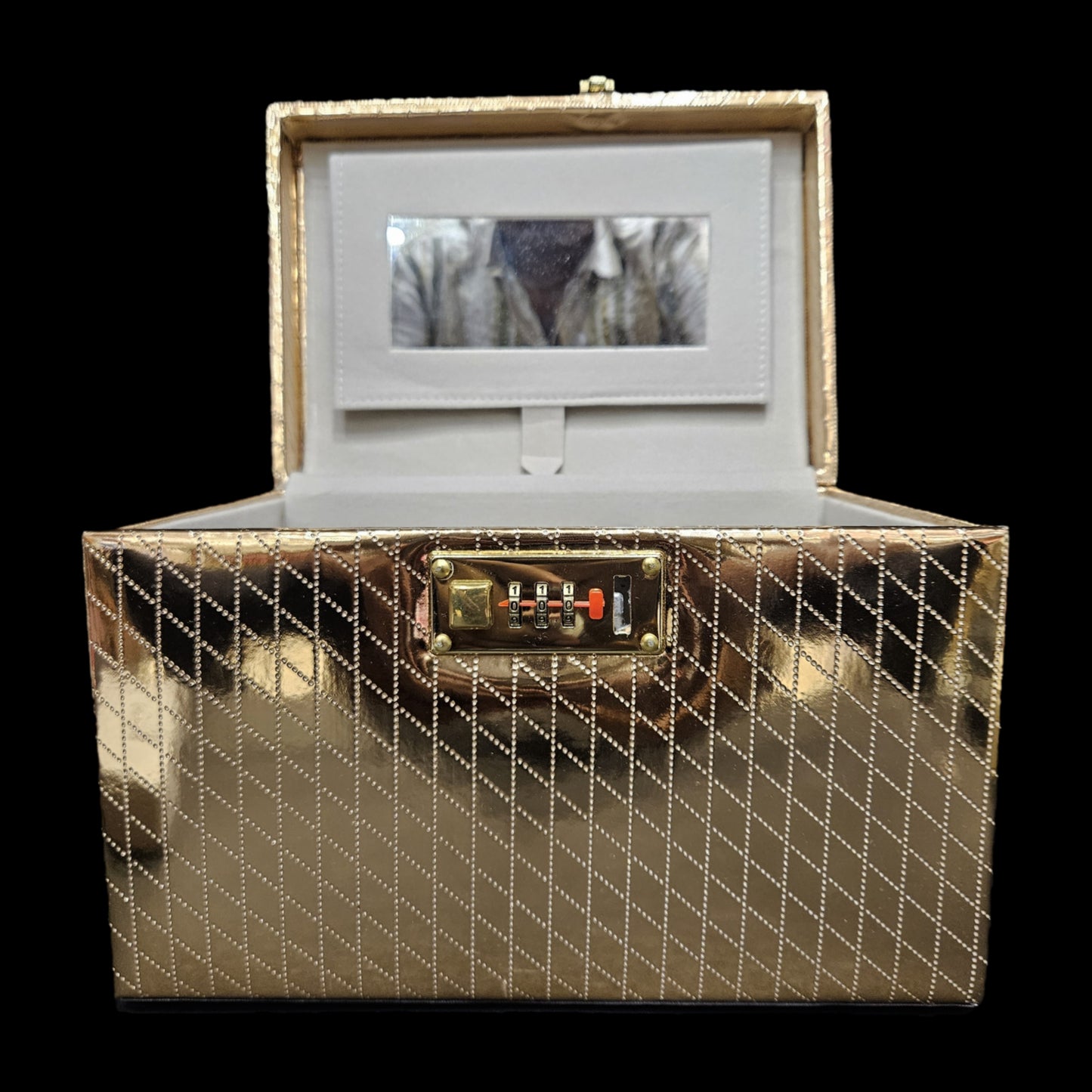 Women's Fancy Jewelery Accessories Organizer Box with number Locking