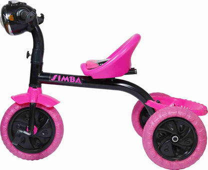 Dash star simba tricycle for kids with Parental control handle,storage Basket& cushion seat