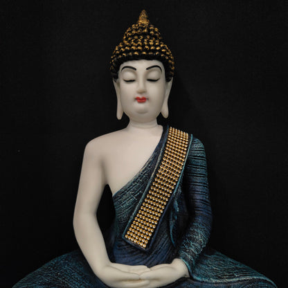 Lord Buddha with attractive stones designe sitting for home & Pooja room decor