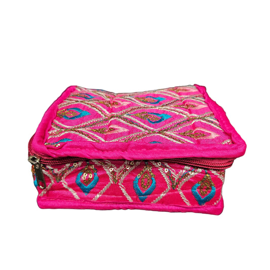 Pouches Brocade Design Jewelry Organizer / Jewelry Storage Bags for Necklace, Earrings, Rings, Bracelet