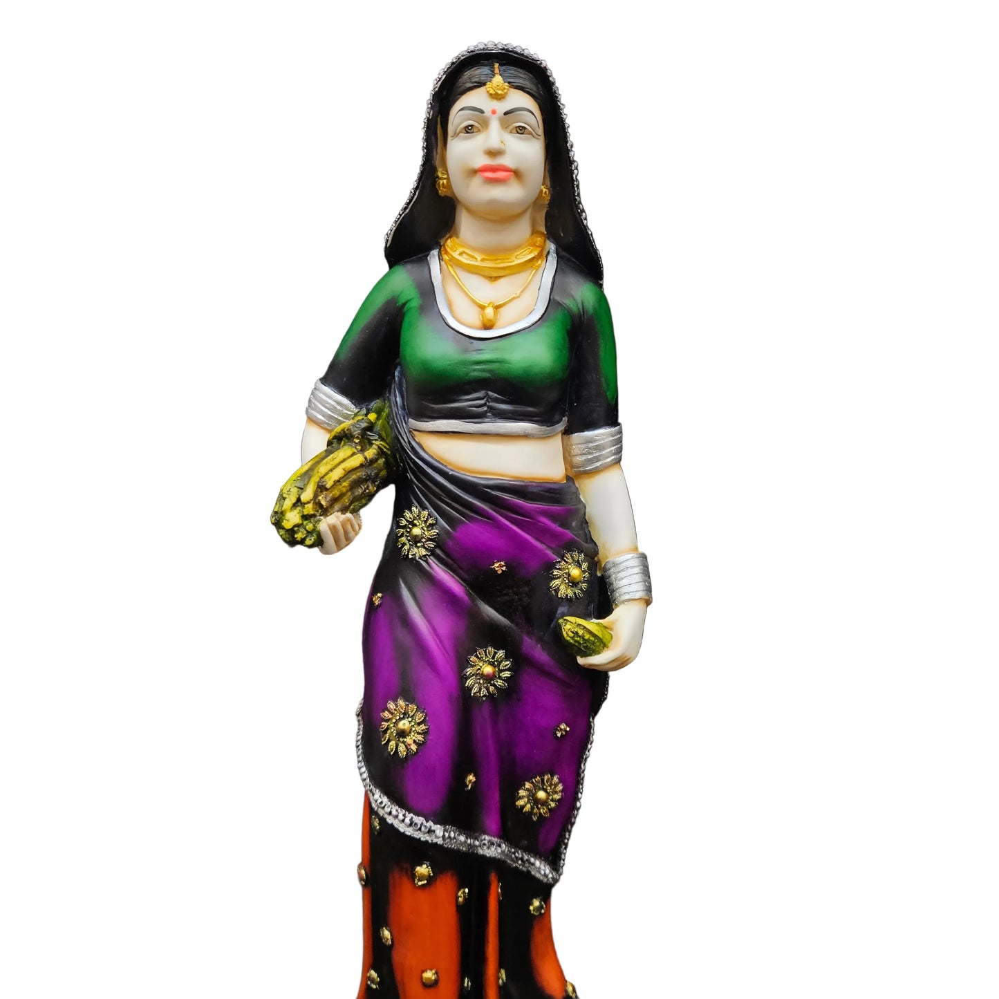 Rajasthani Traditional women Polyresin Statue Showpiece Figurine for gifting & home Decor