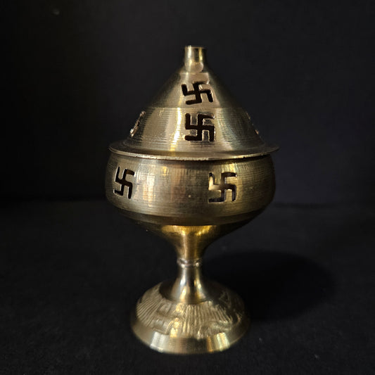 Traditional Akhand Brass Diya, Brass Diya for Puja Small Size, Diya for Pooja Heavy Base Aarti Diya Deepak for Puja Diwali Gift Item