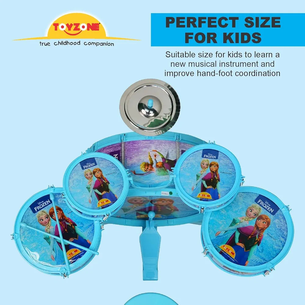 Cartoon characters like Frozen,Barbie & Spiderman themed Drum Set Multifunctional Jazz Drum | Musical Drum Set | Music Play Toy | Kids Percussion Set | Toy Drum kit | Musical Instrument for Kids