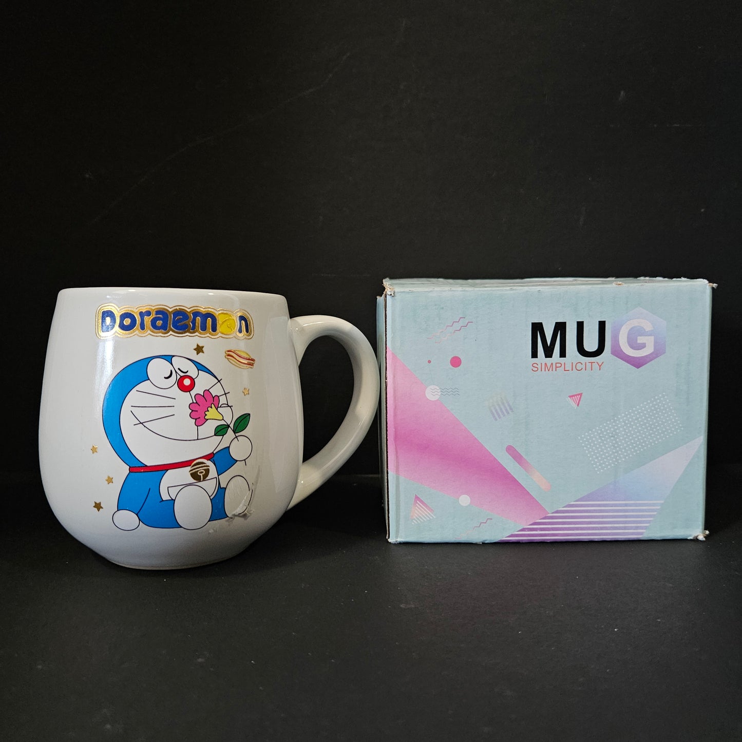 Doraemon cartoon character printed Ceramic simplicity mug