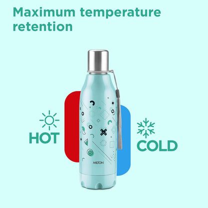 Milton Steel Linear 900 Steel Thermoware Insulated Water Bottle(680ml)