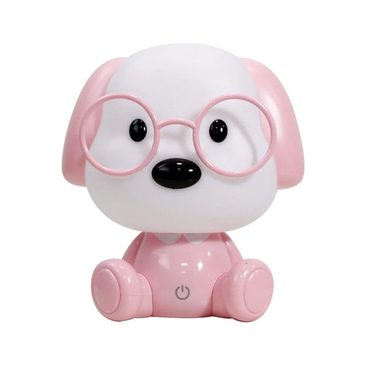 Dog cute little touch sensor night table lamp for kids