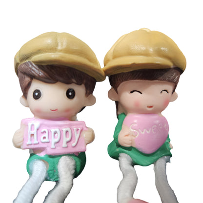Happy Family Love Showpiece of 4 pcs set for Home Decor