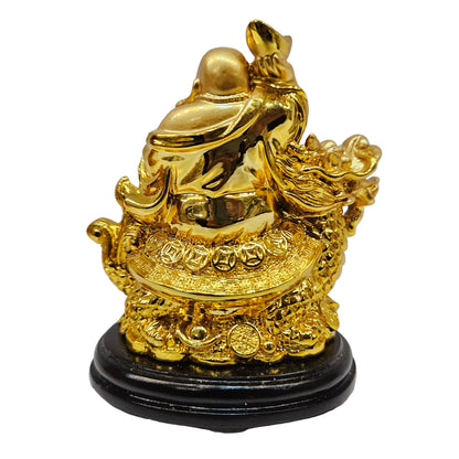 Laughing Buddha Statue for Money Vastu Feng Shui Item Decorative Showpiece
