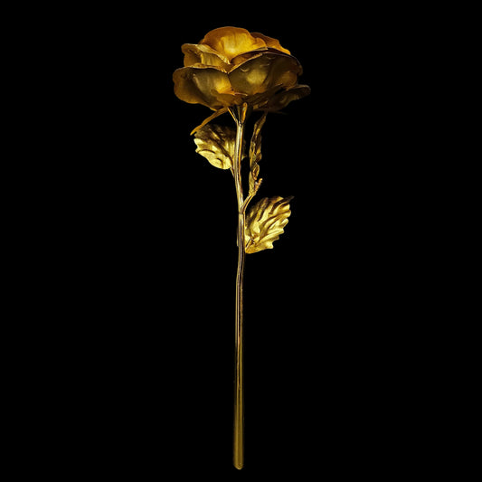 24 karat Love Artificial Golden Rose
