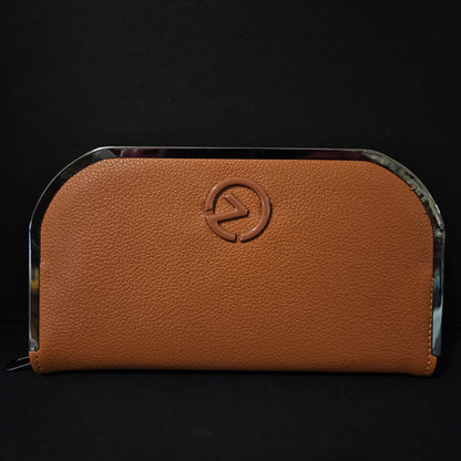 Leather Thin Slim Wallets for Women with magnetic Button
